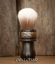 Load image into Gallery viewer, Celtchar - Irish Bog Oak. Ringerike. 24mm Synbad Synthetic Knot
